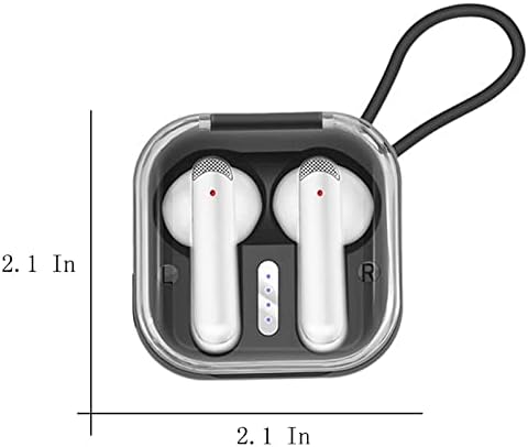 лоинроди Безжични Bluetooth Слушалки За Спортско Трчање, Поништување На Бучава, Полу-Во-Уво, Долг Живот