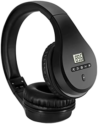 Преносни слушалки за полнење на FM Bluetooth Earmuffs, Radio за транзистор со најдобар прием, Вграден микрофон за безжични радио слушалки, поддршка TF картичка. Радио Вокман за к