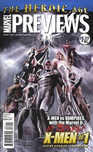Марвел Прегледи 81 VF/NM ; марвел стрип | X-Men