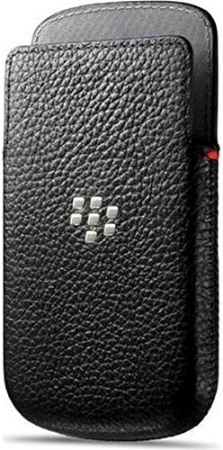 Blackberry кожен џеб за BlackBerry Q5 - црна