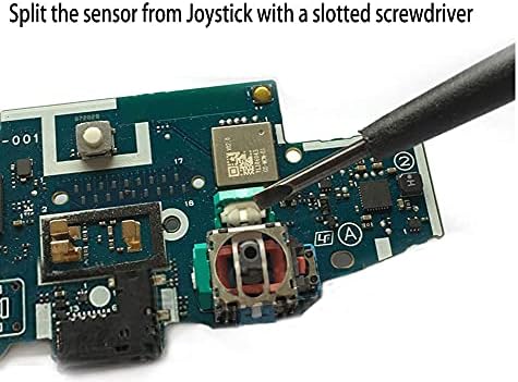 VKLSVAN 10PCS B10K Sentor Sensor Trimmer Potentiometer за PS3 PS4 контролори на прекинувачи на зелени делови за поправка на