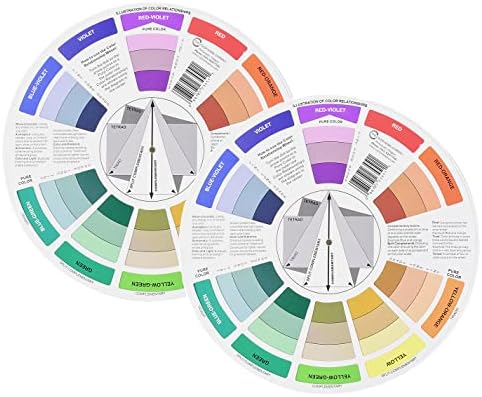 Водичи за мешање во боја, 2Set 9in Креативно боење на бои во боја Водич за учење Учество за учење Алатка за настава за сликање