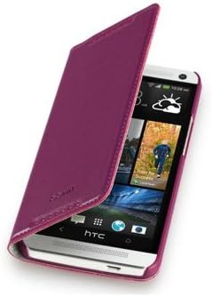 Ggmm Flip Glam-H1 Вистинска Кожа Случај ЗА HTC Еден-Мало Пакување-Mauve