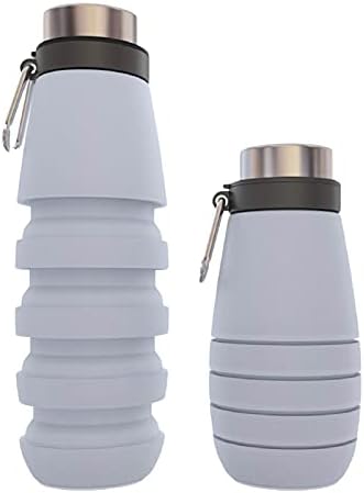Zzple Camping Cups & Mugs - 500ml склопувачки чаша за преклопување чаша за кампување преклопено исцедено шише со вода преносно