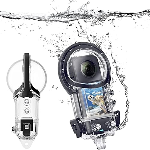 Камера подводна заштитна обвивка за нуркање, хидрофобна обвивка 164FT IPX8 водоотпорна камера со висока светлина за нуркање