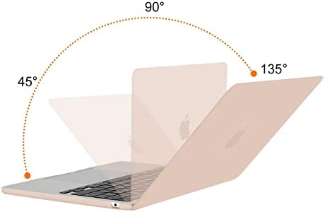 Mosiso компатибилен со MacBook Air 13,6 инчи кутија 2022 2023 A2681 M2, Faux Suede Leather Laptop Laptop Sneove со мала торба