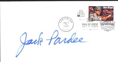 Џек Pardee Потпишан/Автограм 1997 Fdc Првиот Ден Покрие Тексас а&засилувач;М 151241-Нфл Намалување Потписи