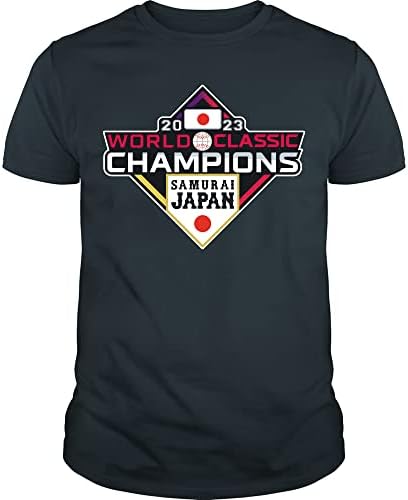 Бејзбол тим Самурај Јапонија Светски шампион Бејзбол Класик 2023 Светски класичен самурај шампион маица