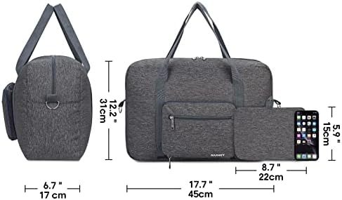За Spirit Airlines Лична Торба За Предмети 18x14x8 Преклоплива Торба За Патување Торба За Носење Багаж За Жени и Мажи )