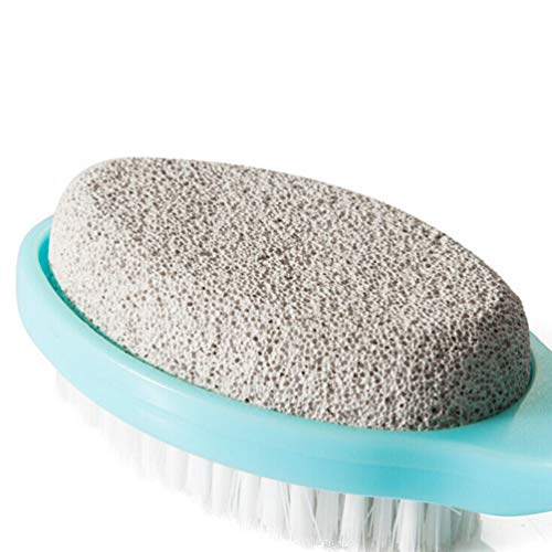 Камен за пемза 1 пар пластична четка за бања Практично корисно преносен пемза масажа за масажа за нозе за нозе ексфолирачко