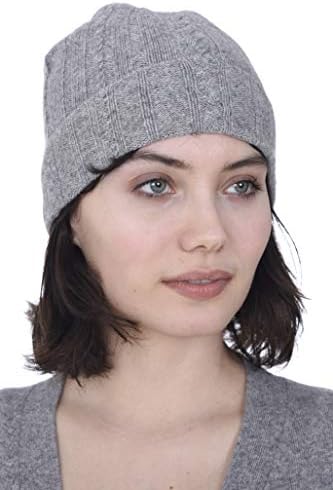 Кабел за преклопување кабел плетенка чиста кашмирска капаче капа за жени