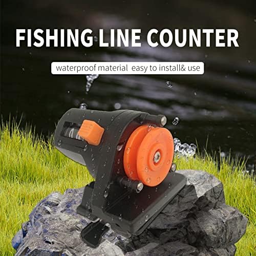 Подобар водач на риболов линија за пукање и тролање, бројач за пронаоѓач на длабочина на риболов линија 0-999м длабочина за