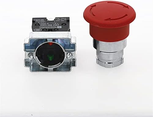 Belof 1PCS 22mm XB2-545 Прекинувач за копче за итни случаи за стоп бр.
