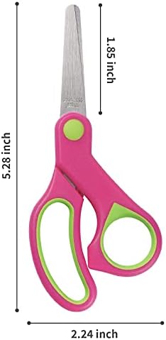 Cuttte 300pcs занаетчиски чистачи на цевки темно зелена и 3 парчиња 5 ”деца ножици за занаетчиство