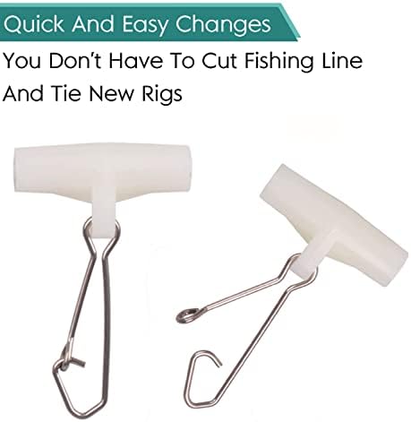 Слајдовите за мијалник за риболов котлинг конектор за тегови со тегови со дуо -заклучување риболов линија мијалник лизгач солена