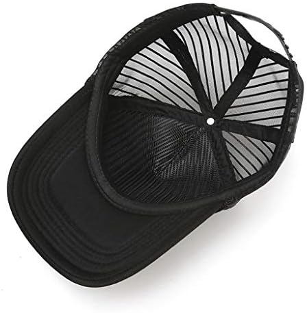 Бејзбол капа за мажи кои се прилагодуваат на црниот памук, смешно капаче за камиони за мажи, шапки за сонце, кои трчаат капачиња