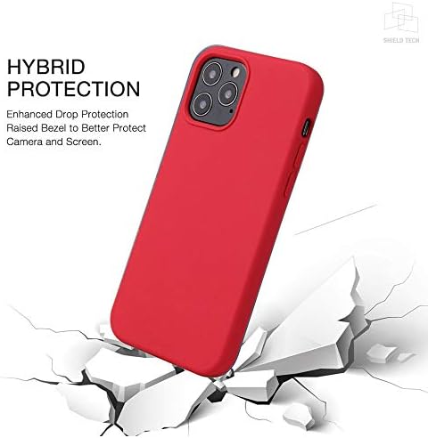 iPhone 11 Pro Max 6.5 Case течен силиконски гел шок -обвивка од кармин