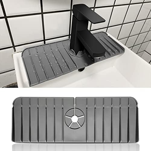 Силиконска рачка со тапа за капење, фиока за фаза на мијалник за мијалник за кујнски мијалник бања под тапа од дното капење