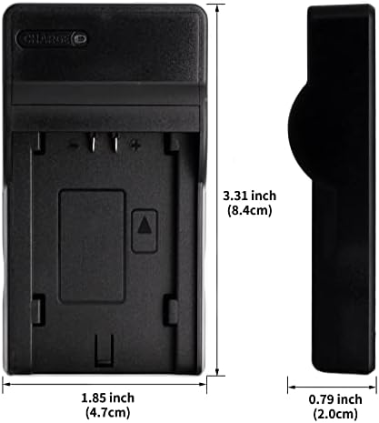 NORIFON NP-FZ100 USB полнач за Sony A7 III, A7R III, A9 камера и повеќе, црно