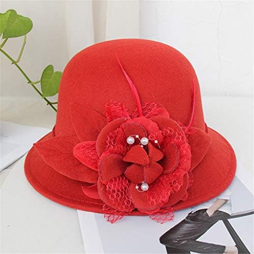 Мода жени мода берет француски стил, гроздобер рибарски капа, пердув, цветен куглар, капа за кофа капа