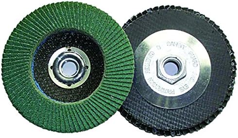 Ајкула 45828 4-инчен алуминиумски размавта диск со тип 27, Грит-120, 10-пакет