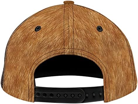 Love Dachshund Dog Leather Classic Cap Brown Dachshund Pet Baseball Cap Dog Classic Hat Design Baseball Cap