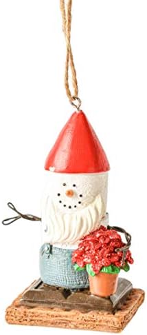 Ganz MX179696 S'Mores Gnome со украсен украсен украс, висина од 3,5 инчи, повеќебоен