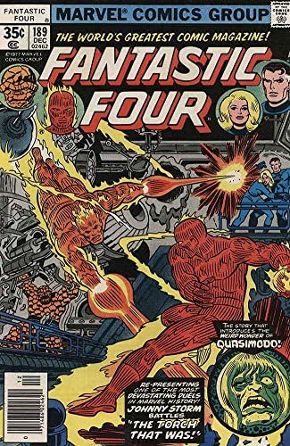 Фантастични Четири 189 ФН; марвел стрип | Џек Кирби Квазимодо