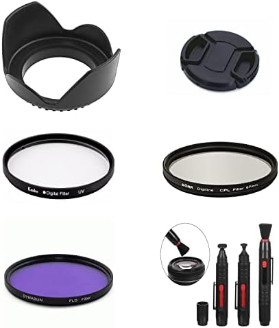 SR12 77mm камера пакет леќа капаче за аспиратор UV CPL FLD филтер четка компатибилна со Samyang 50mm f/1.4 како UMC леќи и Samyang