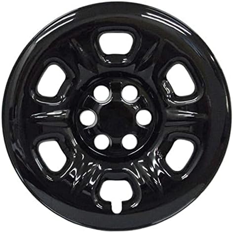 16 сјајно црно тркало сет направен за Nissan Xterra, Frontier | Издржлив ABS пластичен капак - се вклопува директно над ОЕМ
