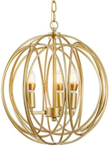 SDFGH модерна златна глобална топка за приврзоци лесна светилка предводена за живеење просторија спална соба стилски златен