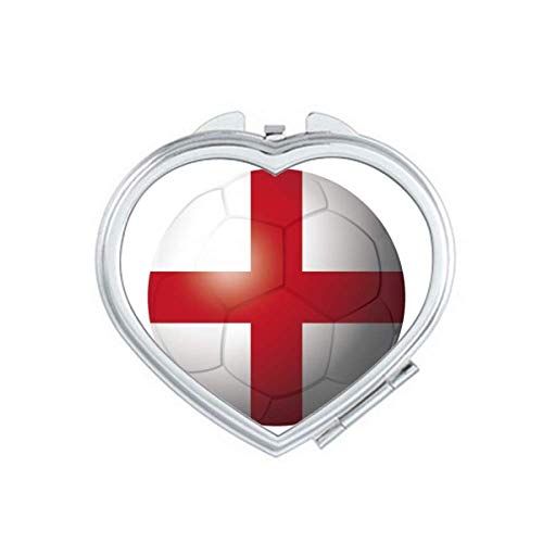 Англија Национално знаме Фудбалски фудбалски огледало за зголемување на патувањето Преносен рачен џеб шминка