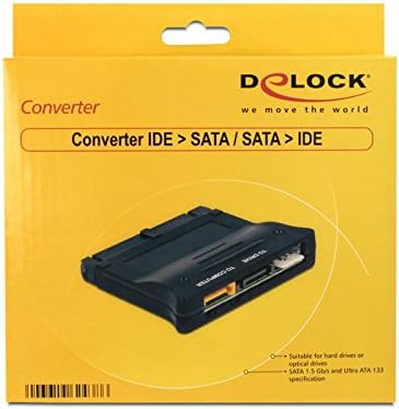 Delock Конвертор IDE 40 пински НА SATA / SATA > IDE 40pin поддржува ПИО &засилувач; УДМА режими