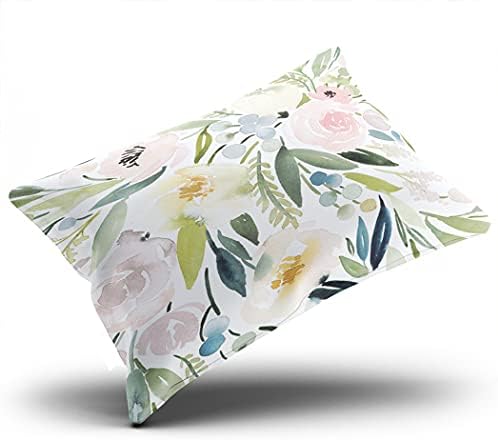 Случаи за домашна перница Mukpu зелена и розова акварел цветна перница за декорација на перници за перници за затворен будоар 12x16 инчи двострани печатени