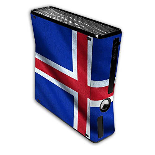 Мајкрософт Xbox 360 Тенок Дизајн Кожата знаме На Исланд Налепница Налепница За Xbox 360 Тенок