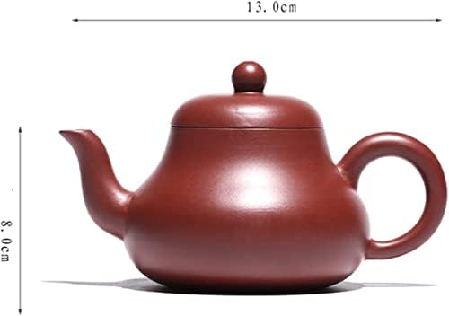 Чајник виолетова глинест сад виолетова глина минерална кал рачно изработена котел кутија чај чај сет чајници