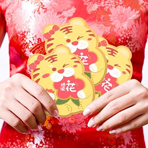 Бестојард Детска Чанта Кинеска Нова Година Црвен Плик: 3 парчиња 2022 Година Од Џебовите За Среќни Пари Прекрасен Хороскопски