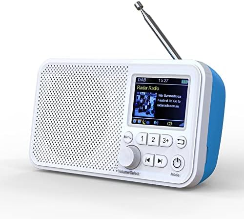 Wenlii DAB/DAB + FM дигитално радио LED преносно мини FM радио Mp3 Music Player Телескопска антена за раце