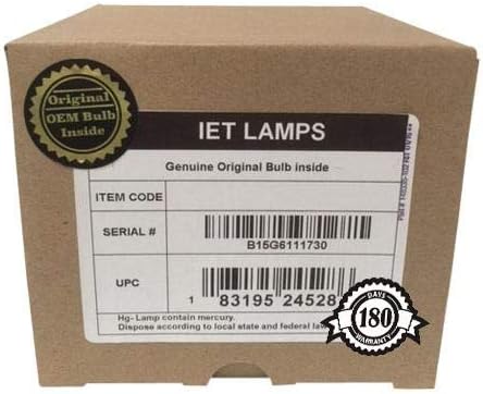 IET светилки - оригинална оригинална сијалица за замена/ламба со OEM куќиште за остар PG -C45X проектор