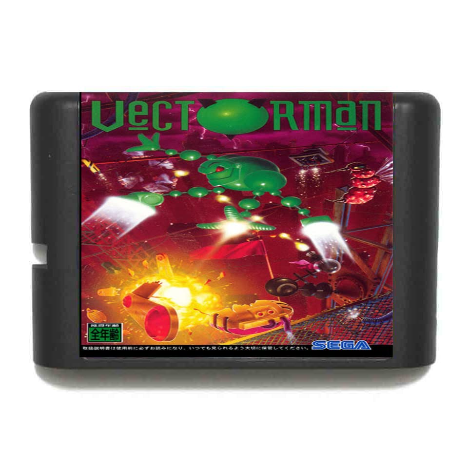 Vectorman 16 bit MD картичка за игра за Sega Mega Drive за Битие