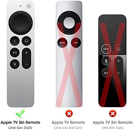 Случај ЗА Далечински Управувач На Apple TV 4K 2021, Капак За Siri Далечински управувач 2-та Генерација/Apple TV 6 Генерација