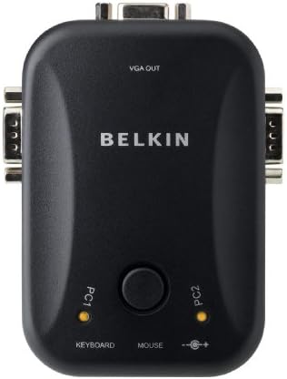 Белкин 2-порта КВМ прекинувач со кабли со пакети