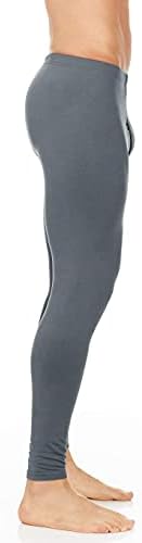 Термајхон Менс термички долна облека панталони долги nsонс дното на термичките хеланки за мажи екстремно ладно