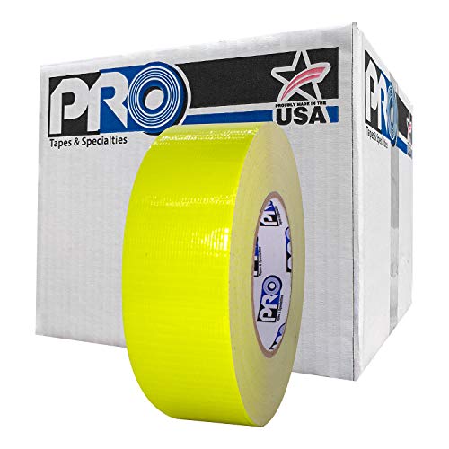 Protapes Pro Duct 139 PE-обложена со PE Fluorescents Special Special Speciation Tape, ширина со должина од 60 години x 2 , флуоресцентно
