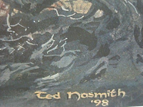 LOTR Silmarillion Framable ликовна постер за ликовна уметност Finduilas се води покрај Торино во вреќата на Нарготронд 1998