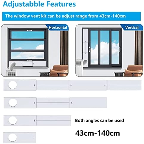 Комплет за запечатување на прозорецот за климатик APRJV, Комплет за прозорец за лизгање на прозорецот, Универзален прилагодлив
