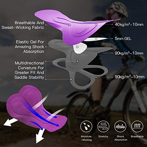 Еко-дневни велосипедисти шорцеви 3Д 3D велосипеди велосипеди велосипеди за велосипеди за долна облека