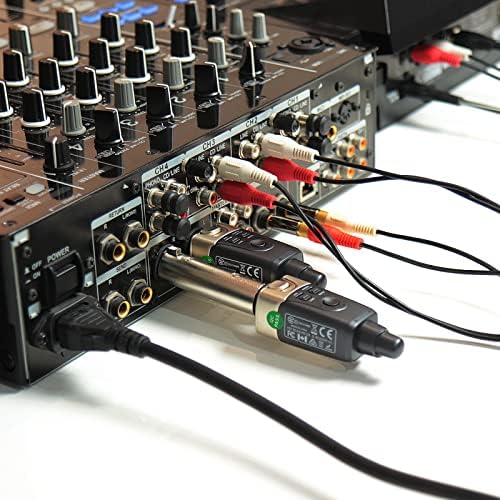 XVIVE U3D безжичен XLR микрофон систем за диџеј контролори, миксер до активни звучници создаваат стерео безжичен аудио