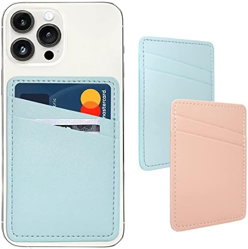 Телефонски стап на паричник, држач за кожна телефонска картичка, држач за кредитна картичка за телефонски куќишта компатибилен