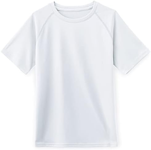 TSLA 1 или 2 пакувања Детска младинска маица, кошули за вежбање во салата за спорт, атлетски маици со краток ракав